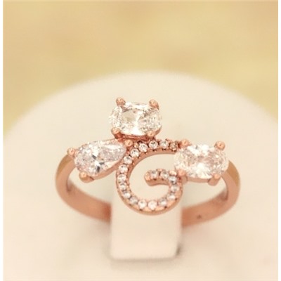 Кольцо позолота  Н01-13130р размер 17,5 18 18,5