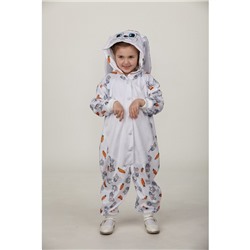 Карнавальный кигуруми «Зайчик», комбинезон рост 134 см