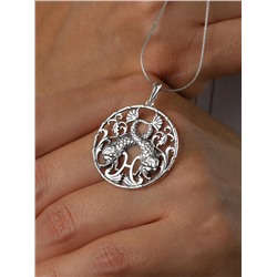 Подвеска из чернёного серебра - Рыбы 925 пробы П-0303о