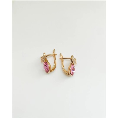 Серьги с кристаллами Swarovski