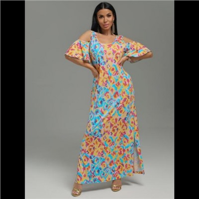 Платье Ялта (Леопард розовый)