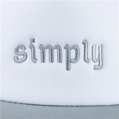Кепка женская с сеткой Simply, серая, р-р 56