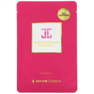 Jayjun Cosmetic, маска с розой, 1 шт., 25 мл (0,84 жидк. унции)