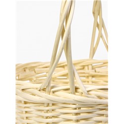 Корзина плетёная для хранения Acacia, с ручкой, бежевая, набор 3 шт.