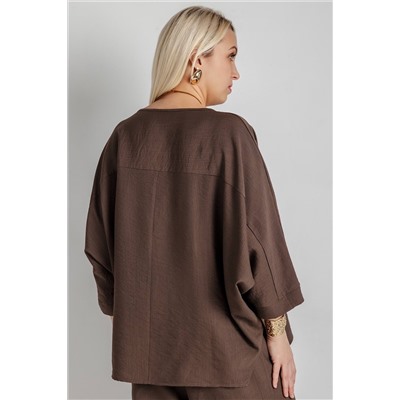 Блузка женская  4512/53/Коричневый