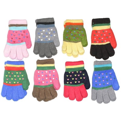 Перчатки детские вязаные"мышь"