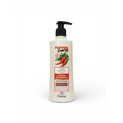 Шампунь против выпадения волос Floresan с экстрактами перца и крапивы, 400 мл