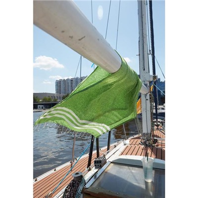 Полотенце для ванны Этель «Персия» 90×170 см, 150 г/м, зеленое