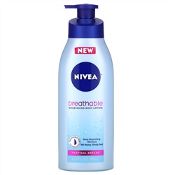 Nivea, Breathable Nourishing  Body Lotion, Tropical Breeze,  13.5 fl oz (400 ml)