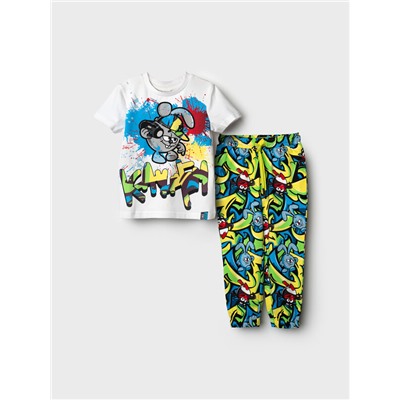 Комплект трикотажный для мальчиков: фуфайка (футболка), брюки