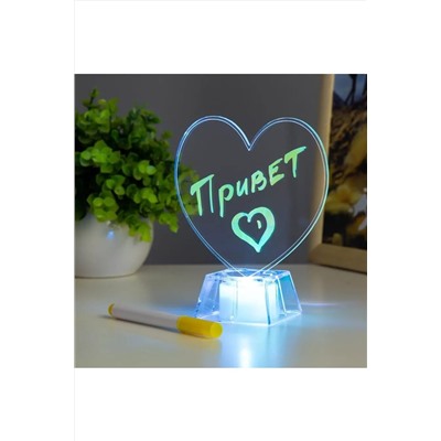 61106 Ночник Сердце НАТАЛИ, 1205507