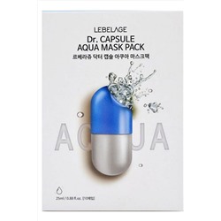 Lebelage Тканевая маска с морской водой / Dr. Capsule Aqua Mask Pack, 25 мл KRISTALLER, 1110061