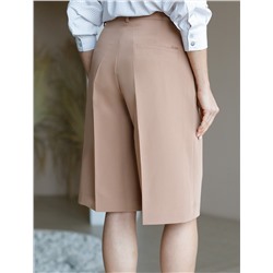 Шорты-бермуды  из эластичной поливискозы