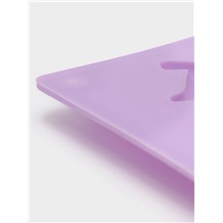 Форма для конфет и шоколада новогодняя Доляна «Ёлочки - иголочки», силикон, 30×17.3×1.3 см, 15 ячеек, сиреневая