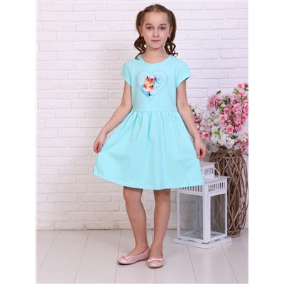 Платье Лисица кор. рукав