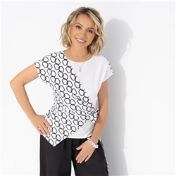 Блуза с имитацией многослойности, Все взгляды - на прекрасное (экстра)