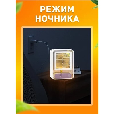 Мини вентилятор c увлажнителем мини кондиционер, синий