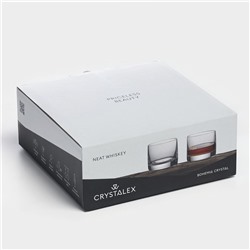 Набор стаканов для виски из хрустального стекла «Идеал», 110 мл, 4 шт.