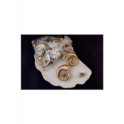 Серьги Морская симфония + Подарок НАТАЛИ, 1133039