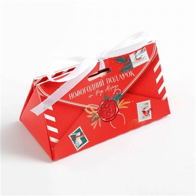 Бонбоньерка новогодняя «Новогодняя почта», 10×5.5×5.5 см, Новый год