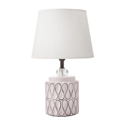 Лампа настольная «Медитация» 1×40 Вт Е14 розовый 20×20×35 см