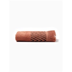Полотенце махровое LoveLife «Танами» 70×130 см, коричневое, 100% хлопок, 430 г/м²