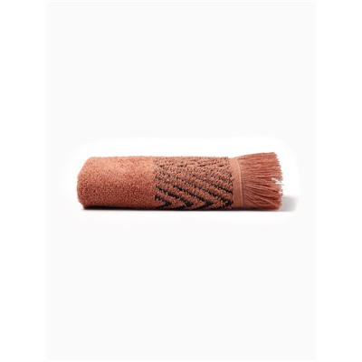 Полотенце махровое LoveLife «Танами» 70×130 см, коричневое, 100% хлопок, 430 г/м²