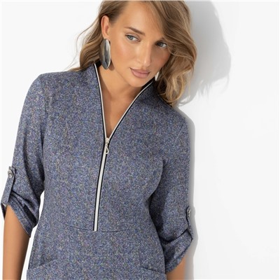 Платье эффектное с карманами на молнии, Платье, которое говорит за тебя