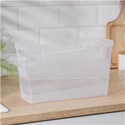 Контейнер для хранения Tule, 7 л, 33,8×13×20,1 см, цвет прозрачный