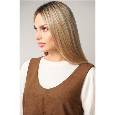 Женское офисное платье - сарафан Happyfox