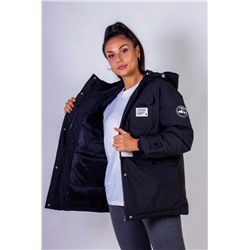 Парка с капюшоном Евро-зима, демисезон арт.82228 (Черный)