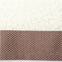 Полотенце махровое Love Life Honey, 70×140 см, хлопок 100%, молочное