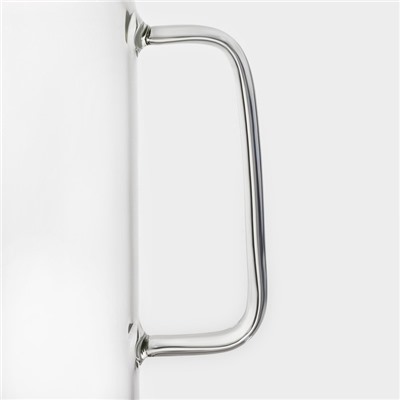 Кувшин для воды Magistro «Богема», 1.7 л, 10×27.5 см, с металлической крышкой, стекло, прозрачный, серебристая крышка