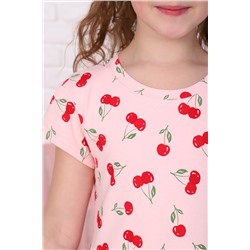 Платье Вишневое варенье короткий рукав детское