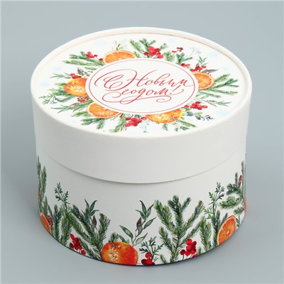 Набор новогодних подарочных коробок 3 в 1 «С Новым годом», 16×10, 14×9, 13×8.5 см