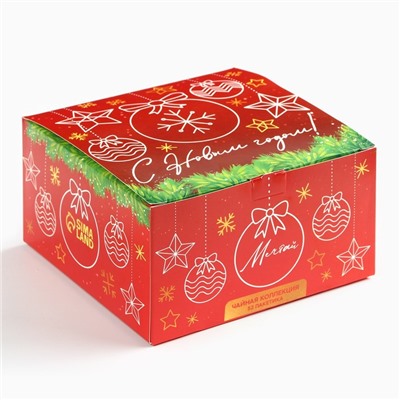 Чай новогодний «С новым годом», ассорти вкусов, 52 пакетика