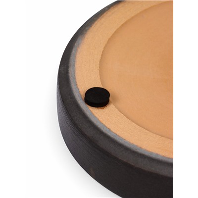 Горшок цветочный «Брюссель», 2.6 л, золотистый обод, серый