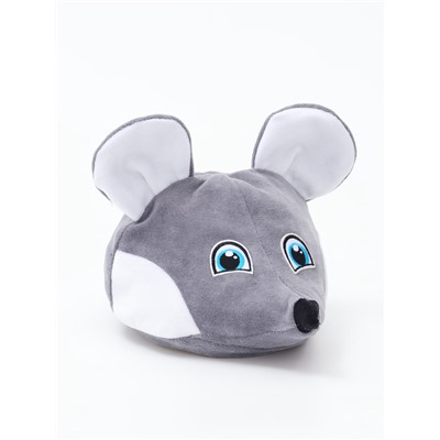 Шапка карнавальная «Мышка», велюр, хлопок, р-р 52-57