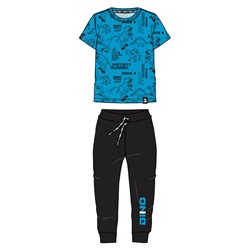 Комплект трикотажный для мальчиков: фуфайка (футболка), брюки