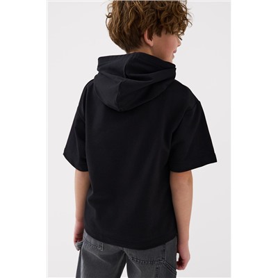 Джемпер трикотажный для мальчиков (футболка с капюшоном) PLAYTODAY, 1241077
