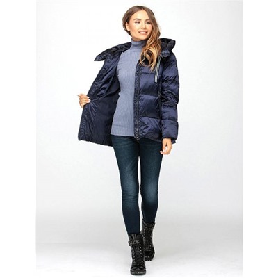 VS190128 т/син Пуховик женский (40-48)
