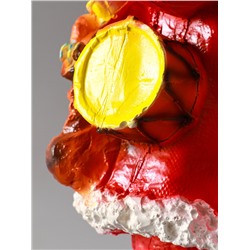 УЦЕНКА Фигура "Дед мороз" 52х32х26,5 см, красный