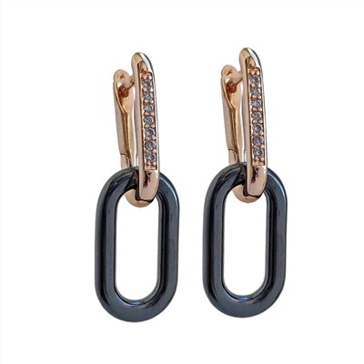 Серьги с керамикой