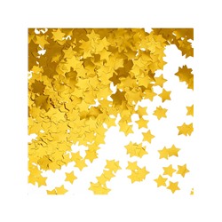 Конфетти «Звезда», сусальное золото, хром, 1.5 см, 50 г