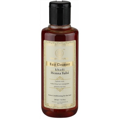 Khadi Natural Шампунь "Хна и Тулси" 210мл