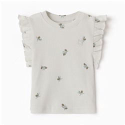 Майка детская «Крошка Я» Olives, рост 62-68, молочная
