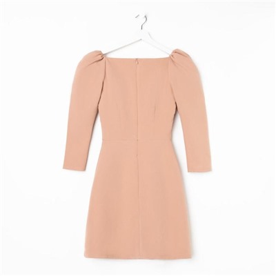 Платье женское мини MIST, размер 48, бежевое