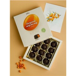 Ягодный мармелад Облепиха в шоколадной глазури / 200 г / без сахара / ТМ Дико Вкусно