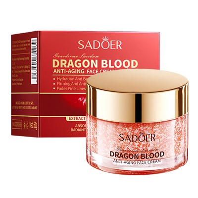 Крем для лица "Кровь Дракона" с ганодермой и экстрактом кирина Sadoer, 50 гр.