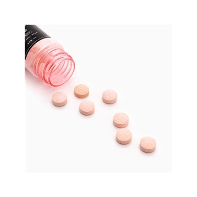 Органическая зубная паста в таблетках с пробиотиками и ароматом персика, набор 30 шт.